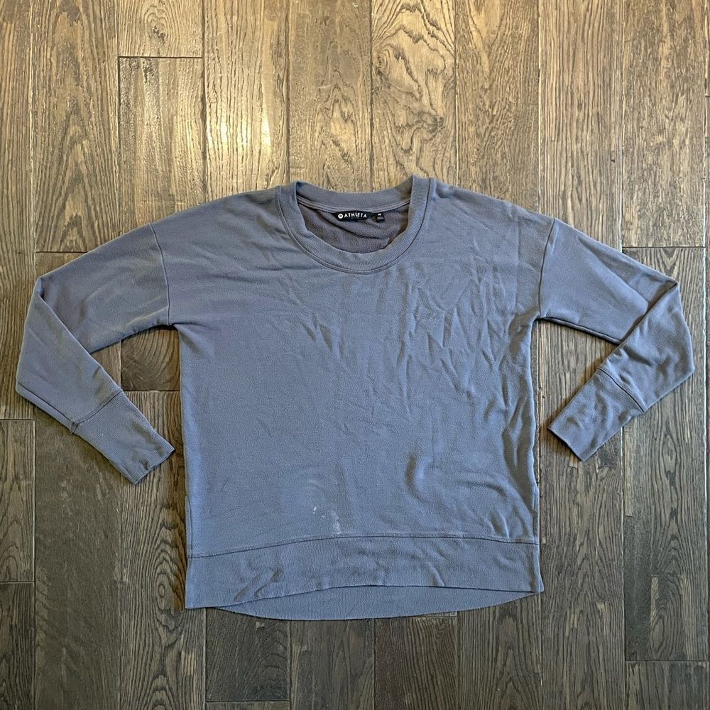 Athleta Gray Long sleeve Top
